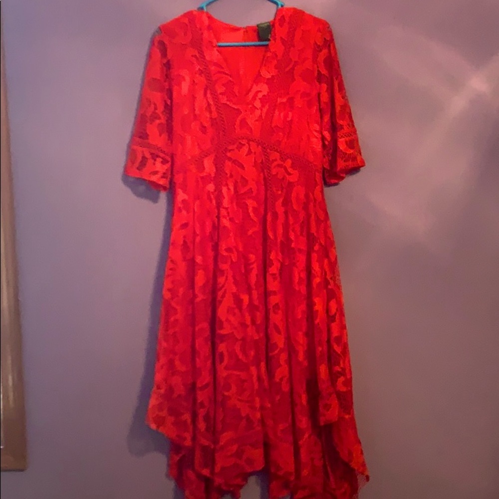 Maternity lace party dress